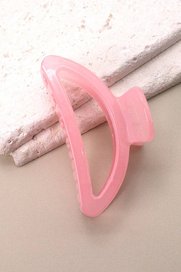Summertime Half Moon Claw Clip