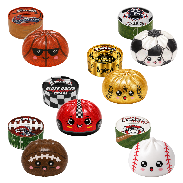 Sports Dumpling Squishy Fidget Toy