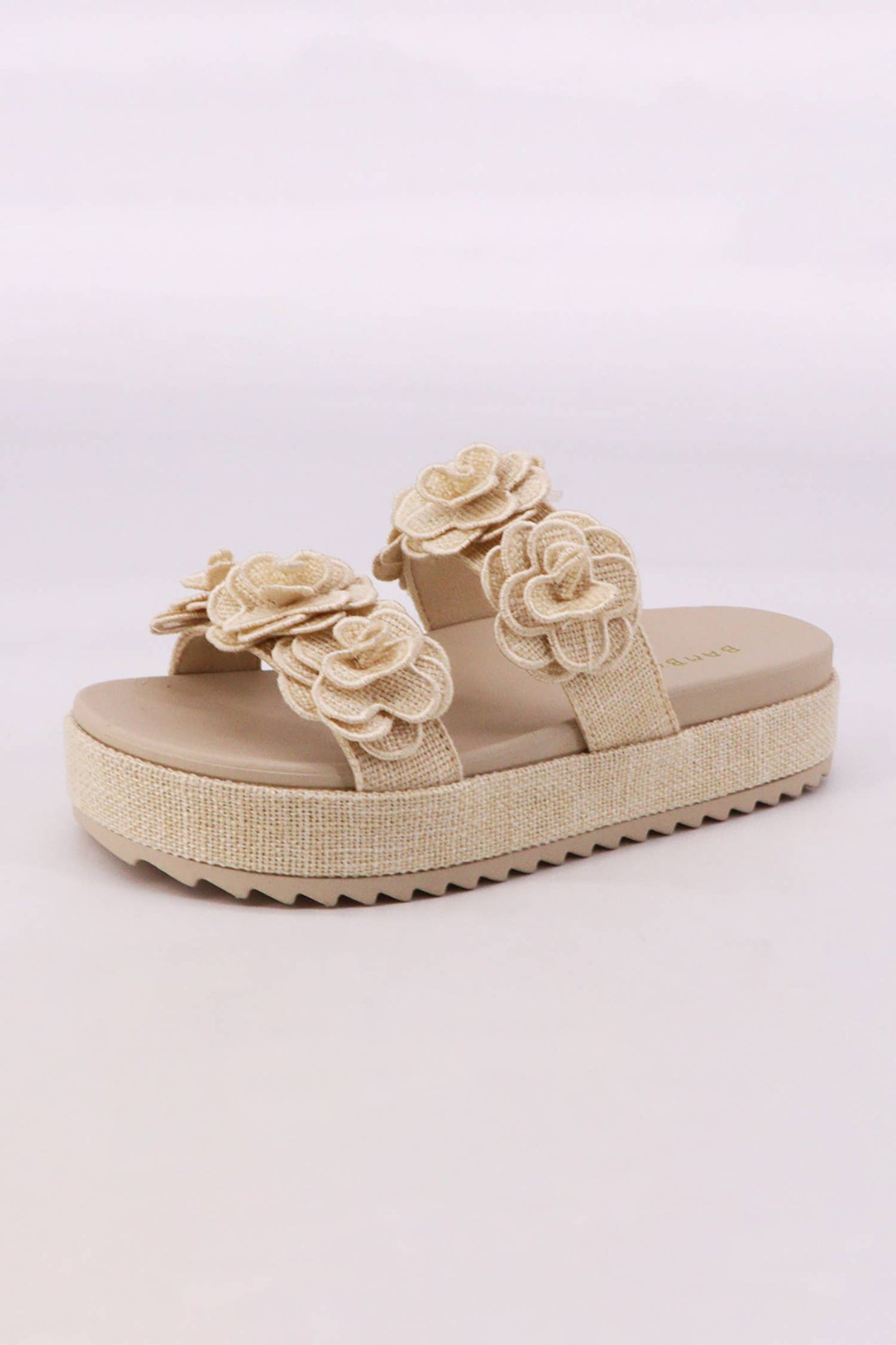 Coastal Bloom Platform Sandals