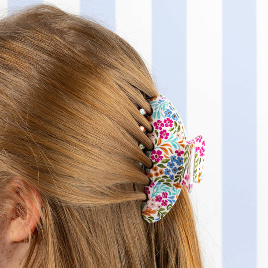 Floral Filigree Claw Clip