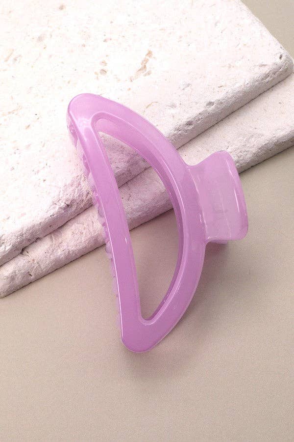 Summertime Half Moon Claw Clip