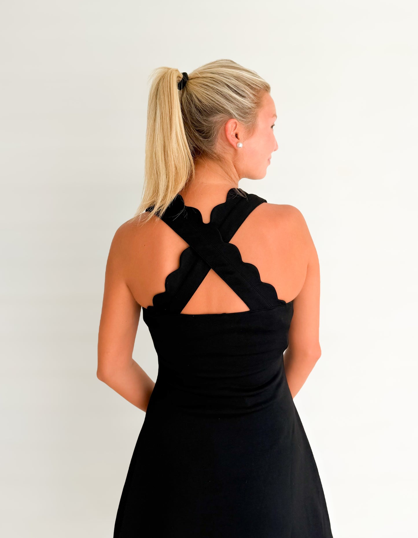Scalloped Sweetheart Dress