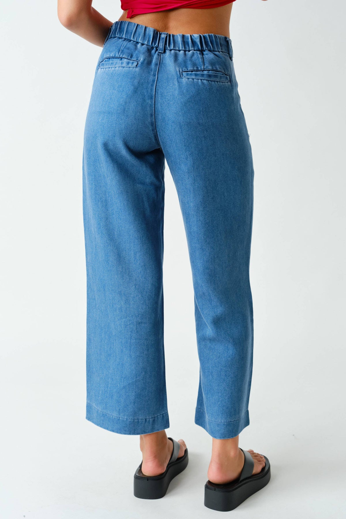 Casual Light-Wash Denim