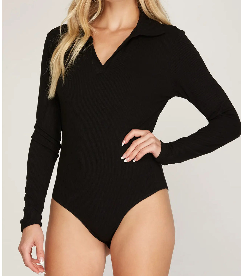 Ribbed Bodysuit