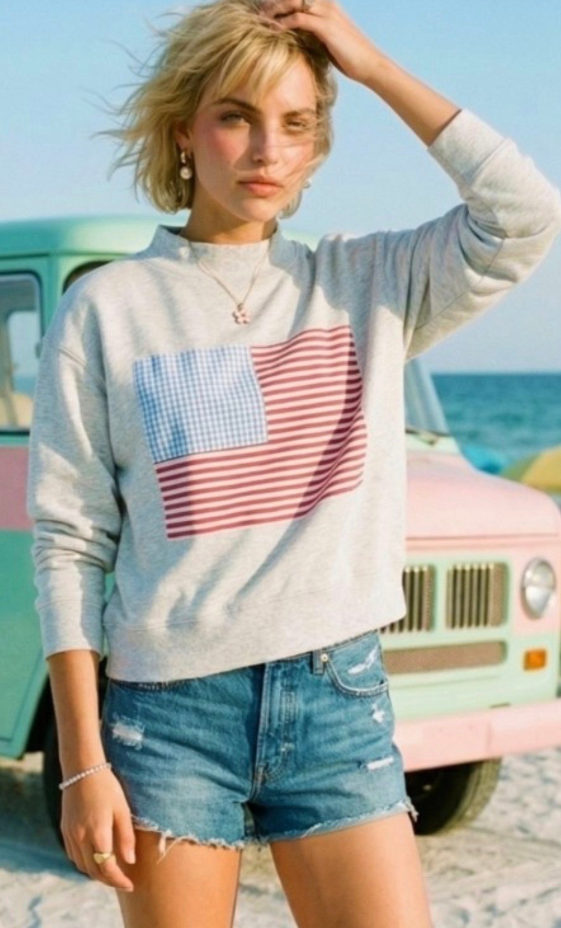 The Stars and Sunshine Mockneck Pullover