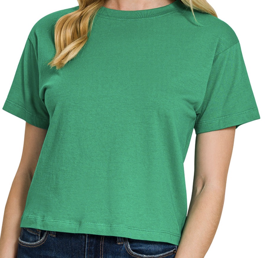 The Essential Everyday Crop Tee
