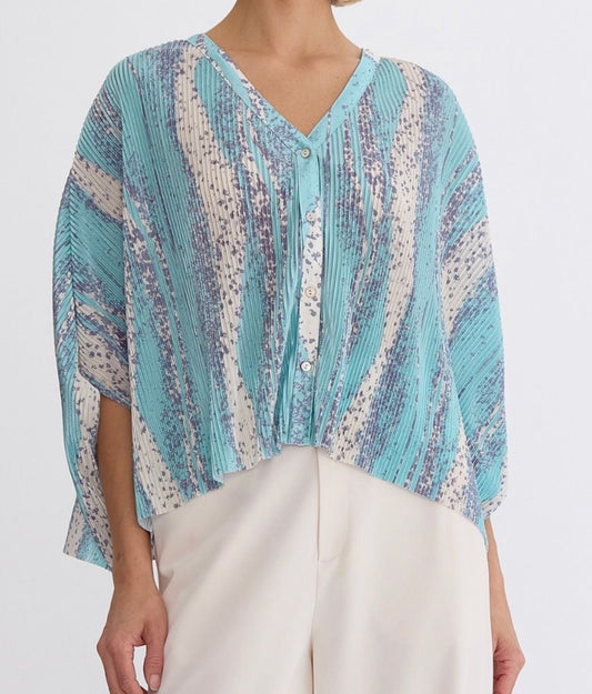 Seabreeze Pleated Blouse