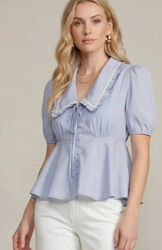 The Eloise Peplum Top