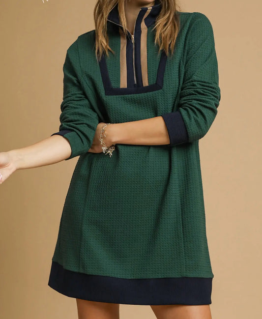 The Cambridge Quarter-Zip Dress