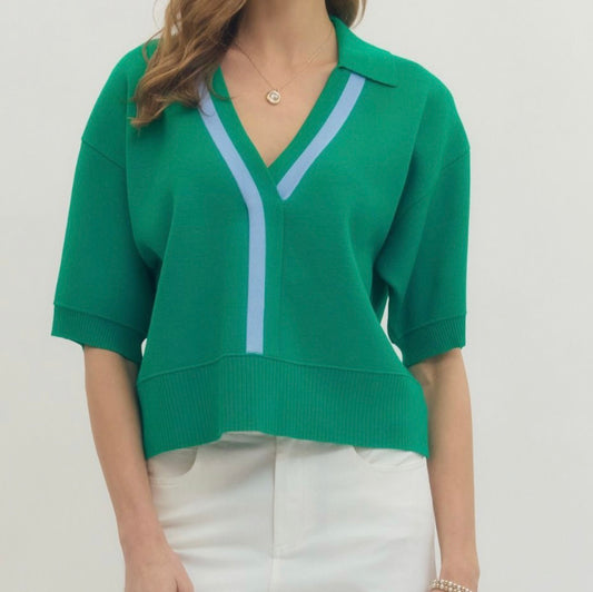 Emerald Coast Sweater Top