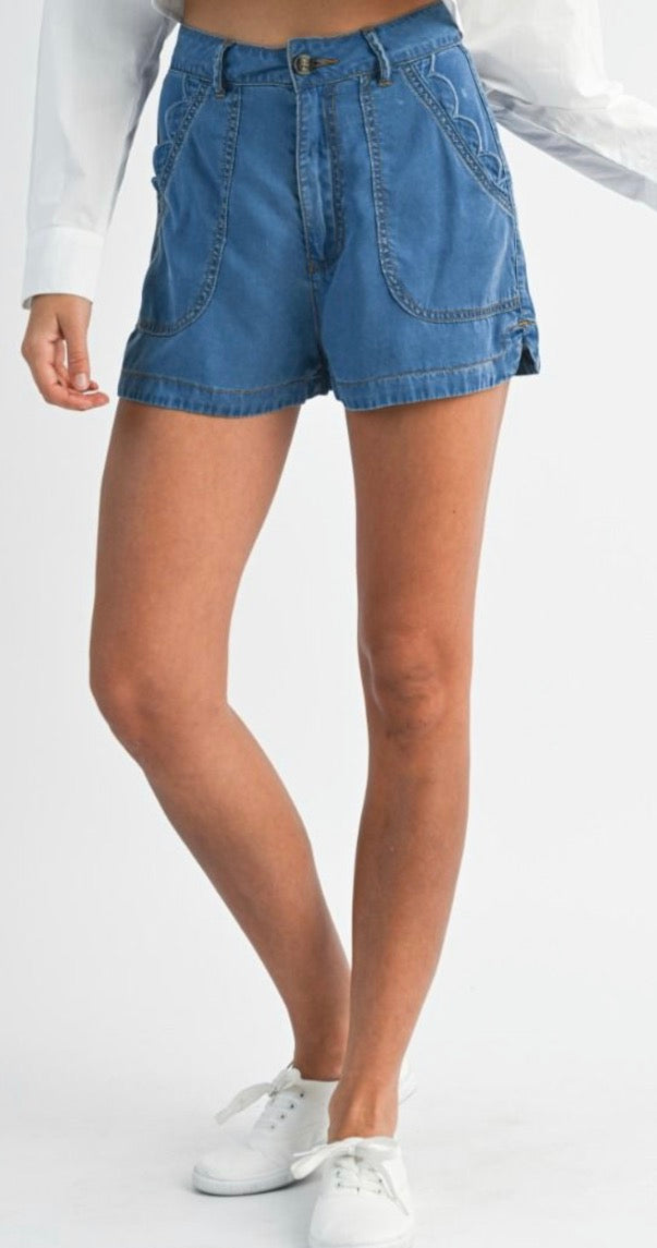 The Coastal Breeze Tencel Shorts