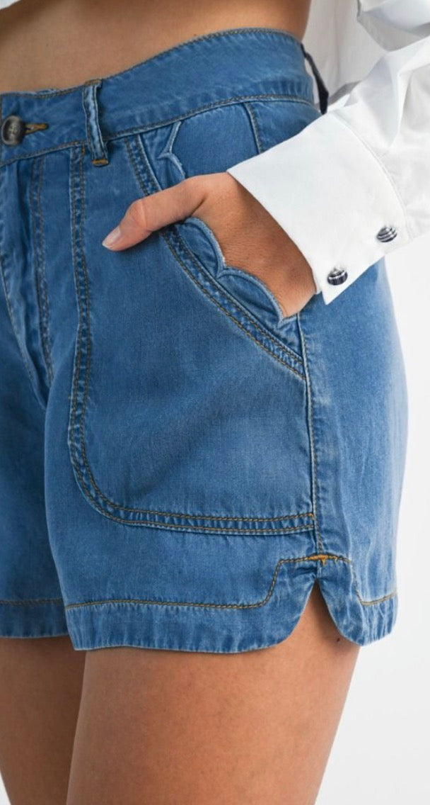 The Coastal Breeze Tencel Shorts