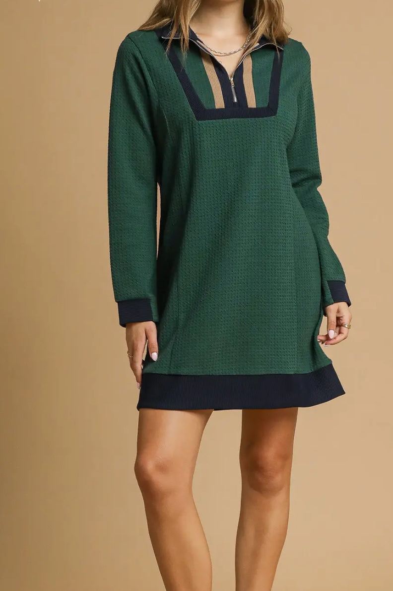 The Cambridge Quarter-Zip Dress