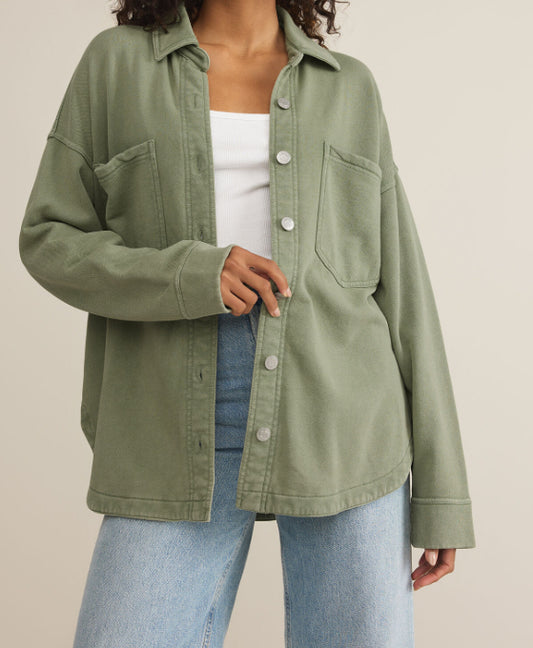 All Day Knit Jacket - Avocado
