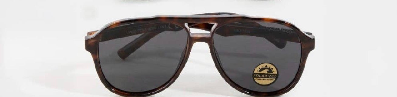 Oversized Polarized Aviator Sunglasses Set