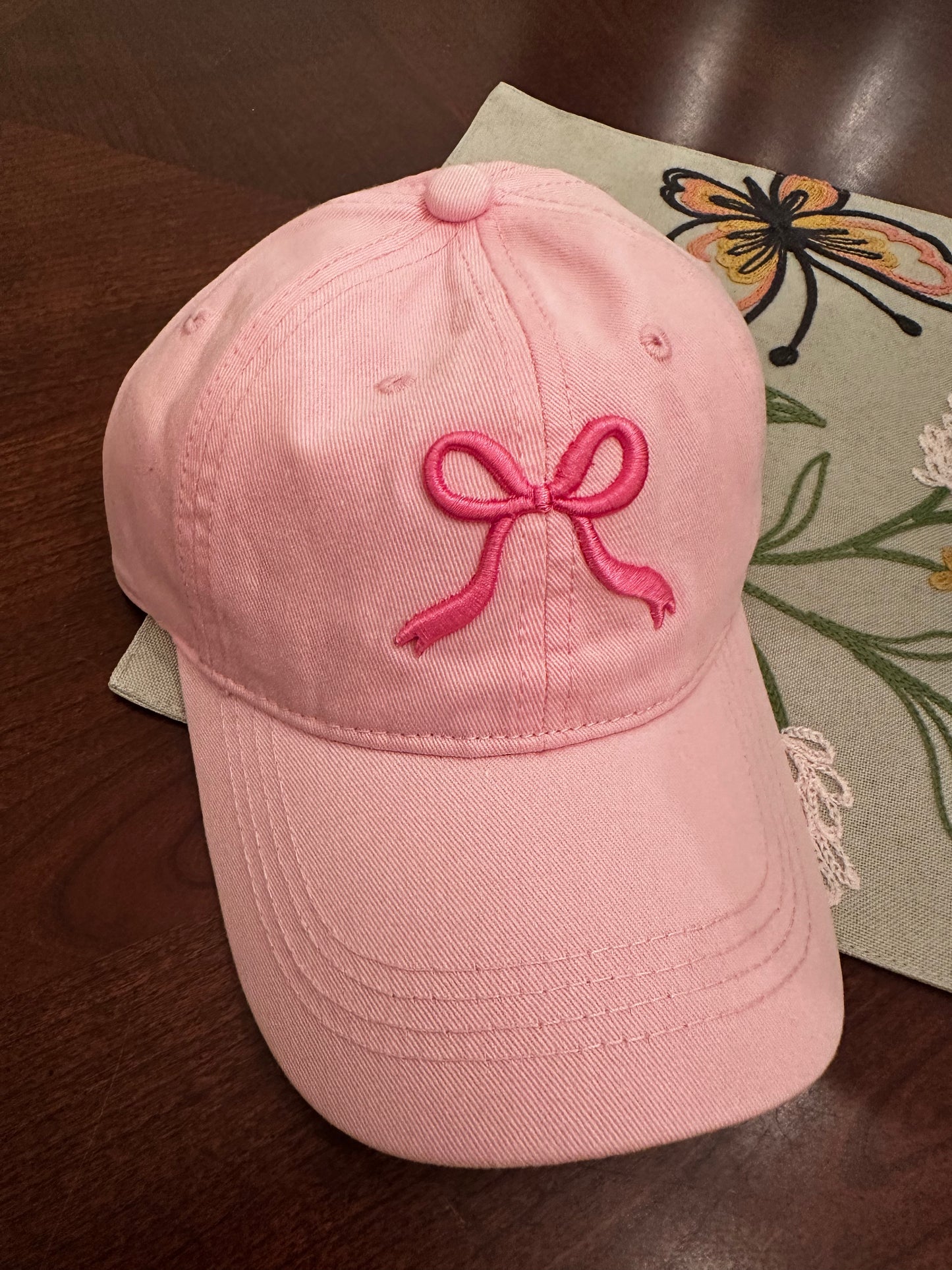 Kids Bow Ball Cap