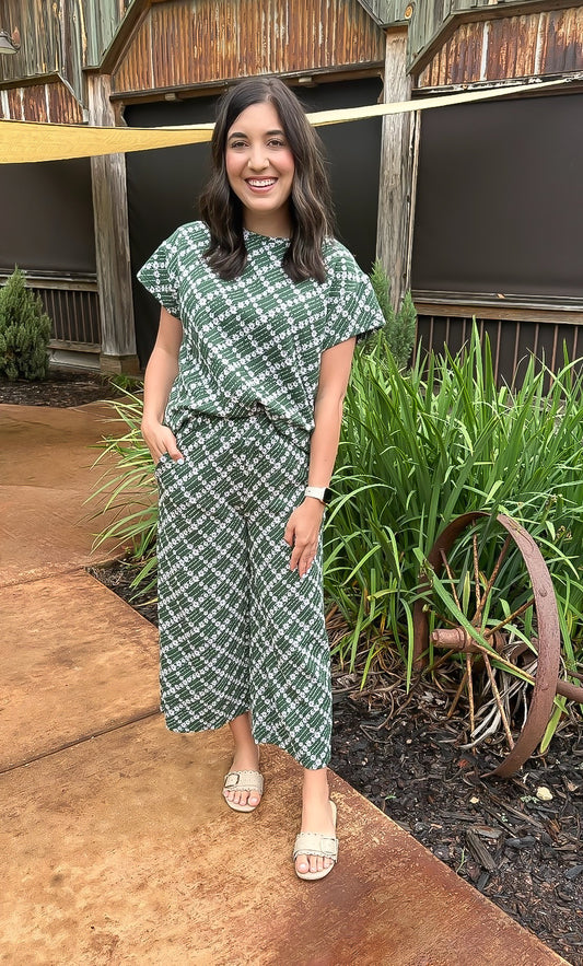 Flower Jacquard Set