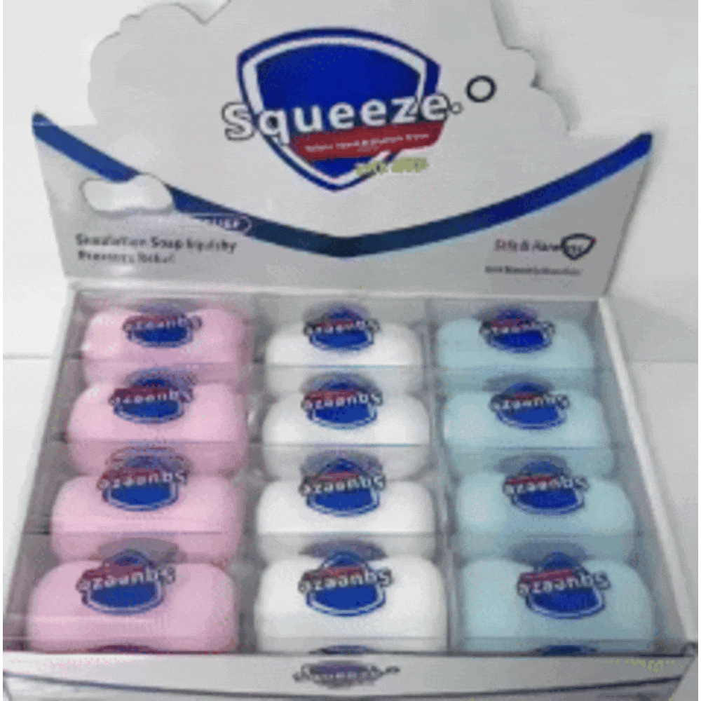 12PCS - ASMR Crunchy Soap Squeeze Squishy Stress Relief Toy
