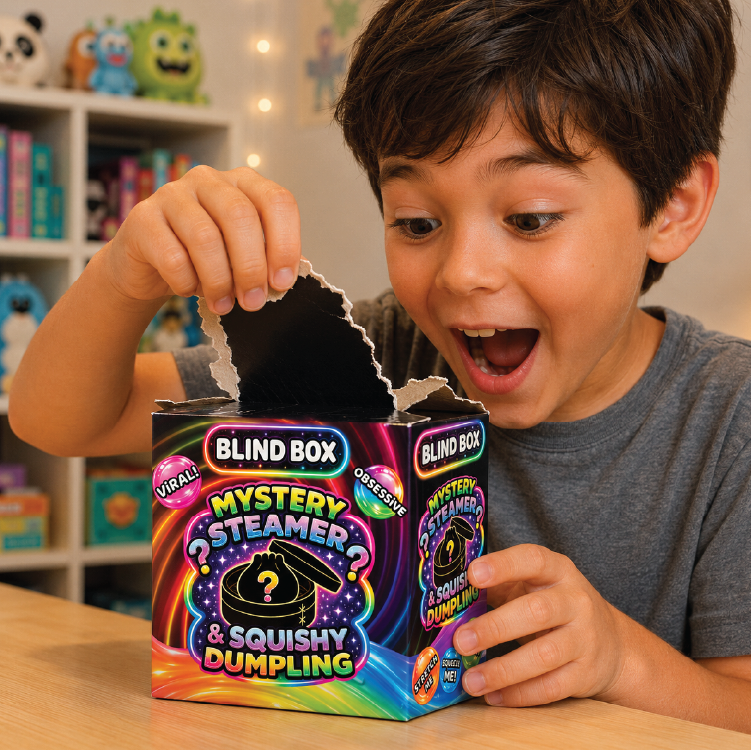 Fun Doh BLIND BOX Squishy Steamer Dumpling VIRAL- 12/Display