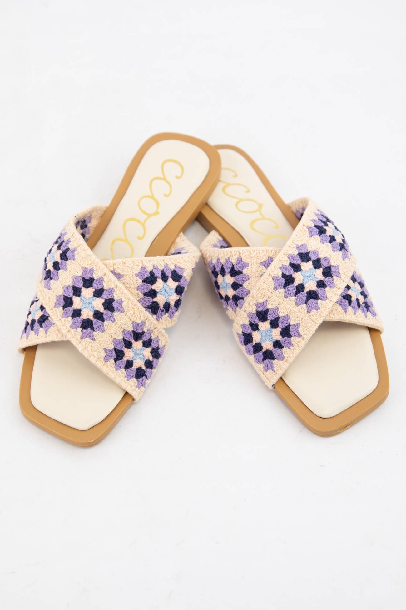 Lavender Coast Crochet Sandals