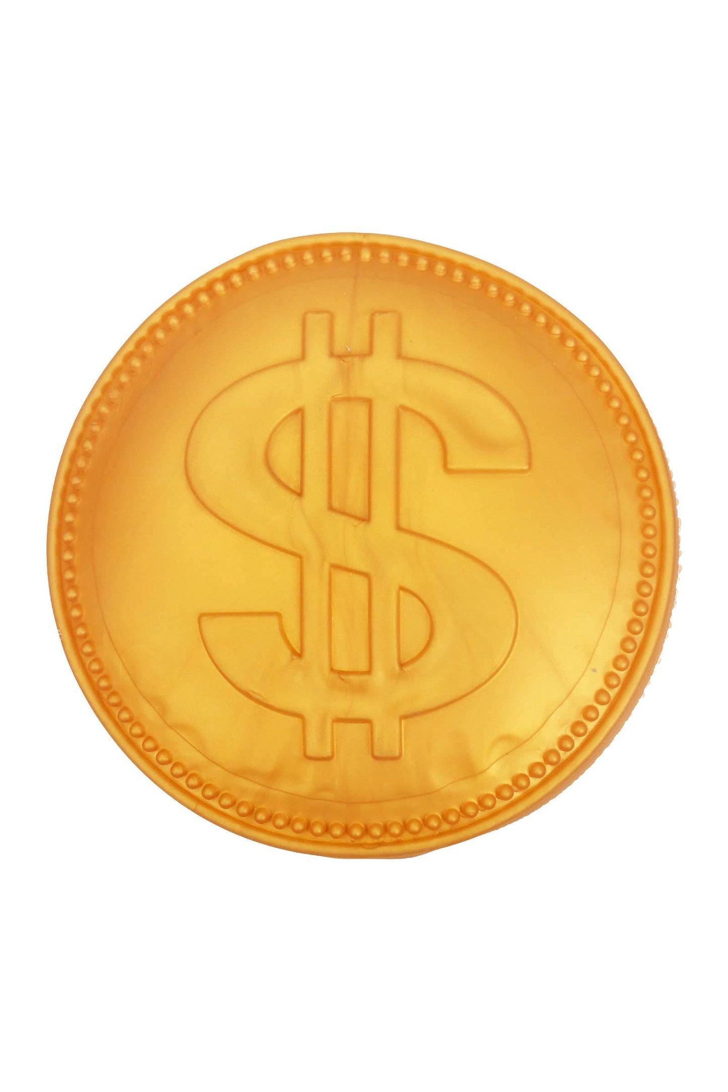 JUMBO 5.75 Inch Golden Coin Fluffy Slime Filled Squishy
