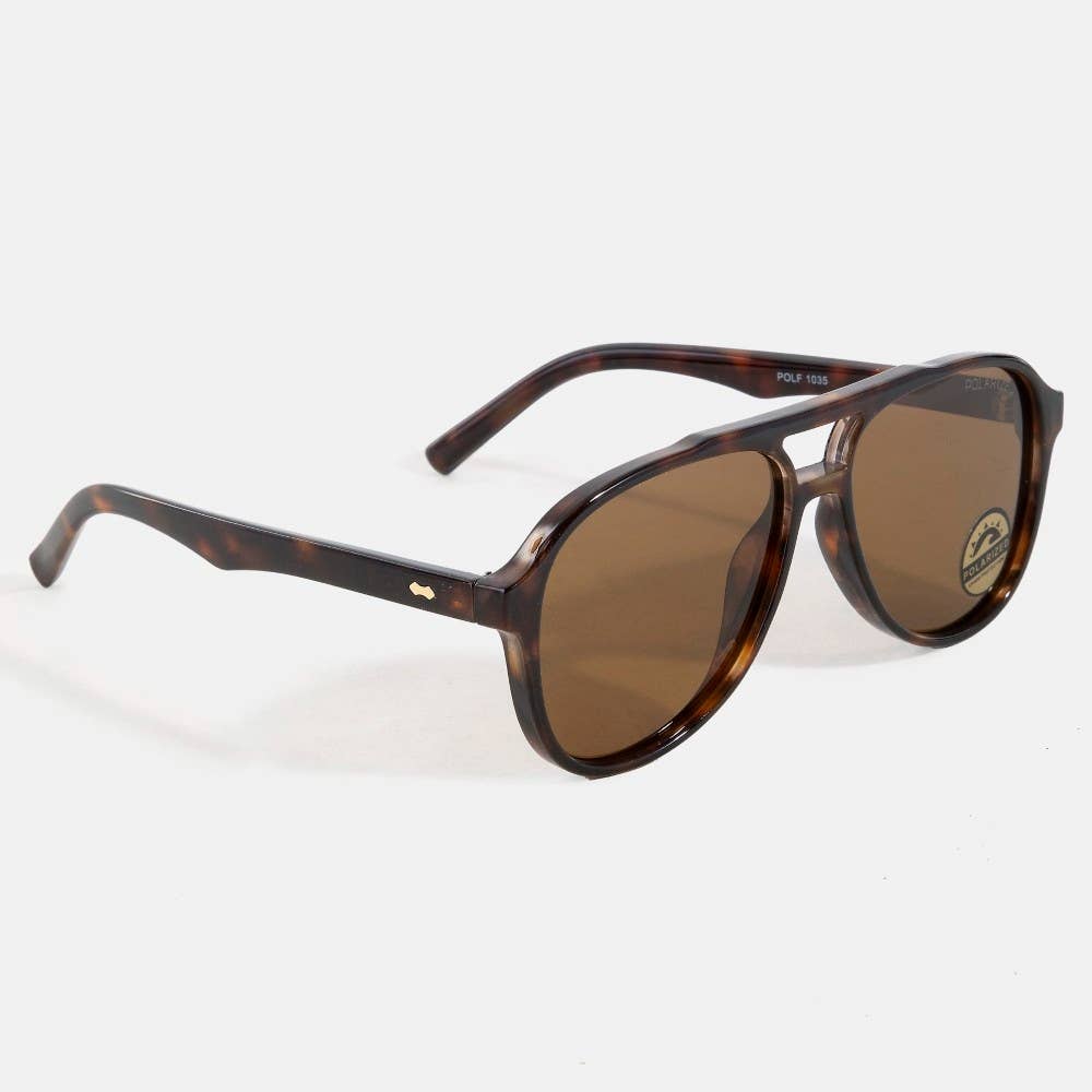 Oversized Polarized Aviator Sunglasses Set