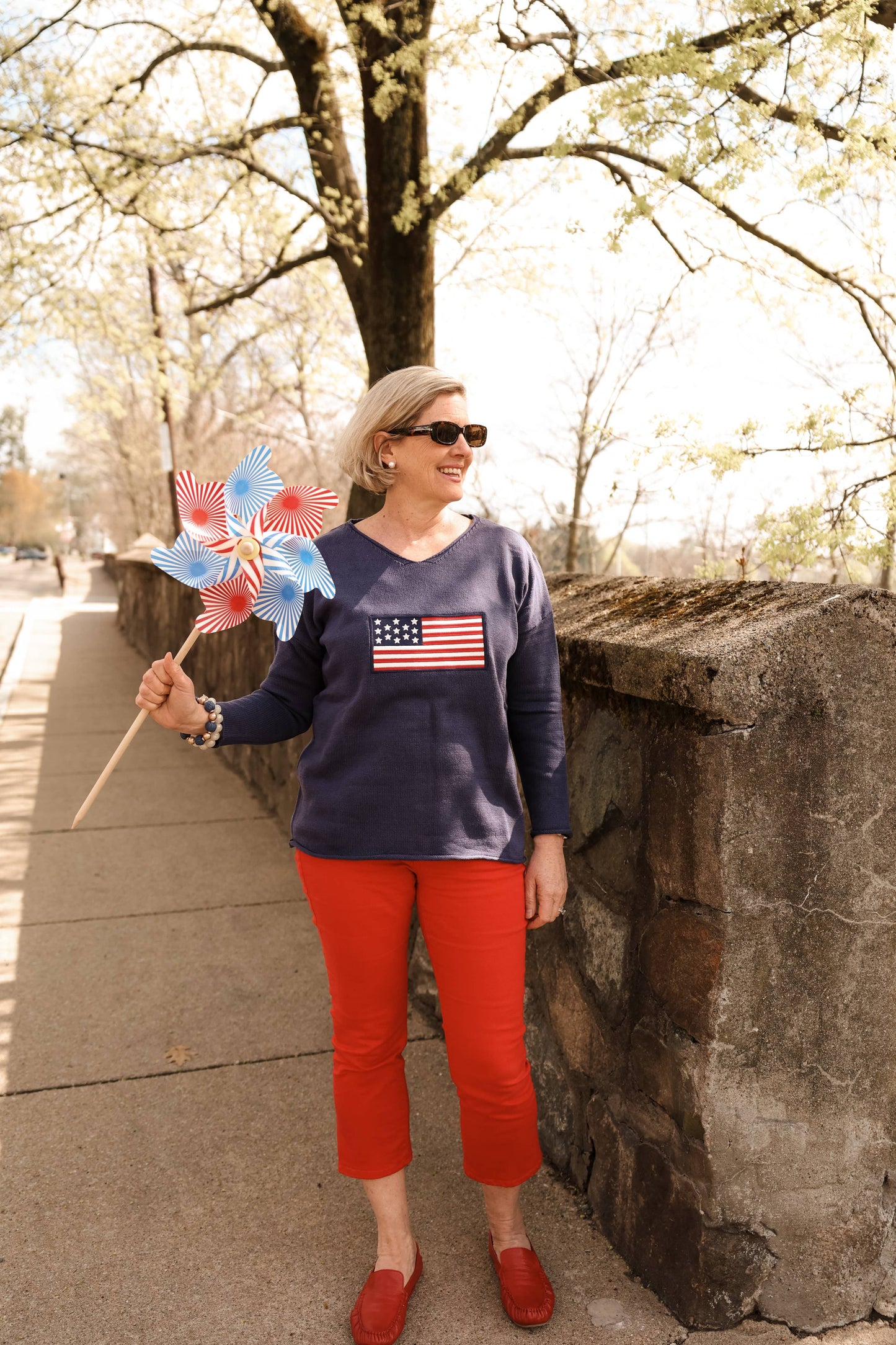 Liberty Flag Sweater