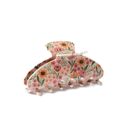 Sunny Poppies Claw Clip