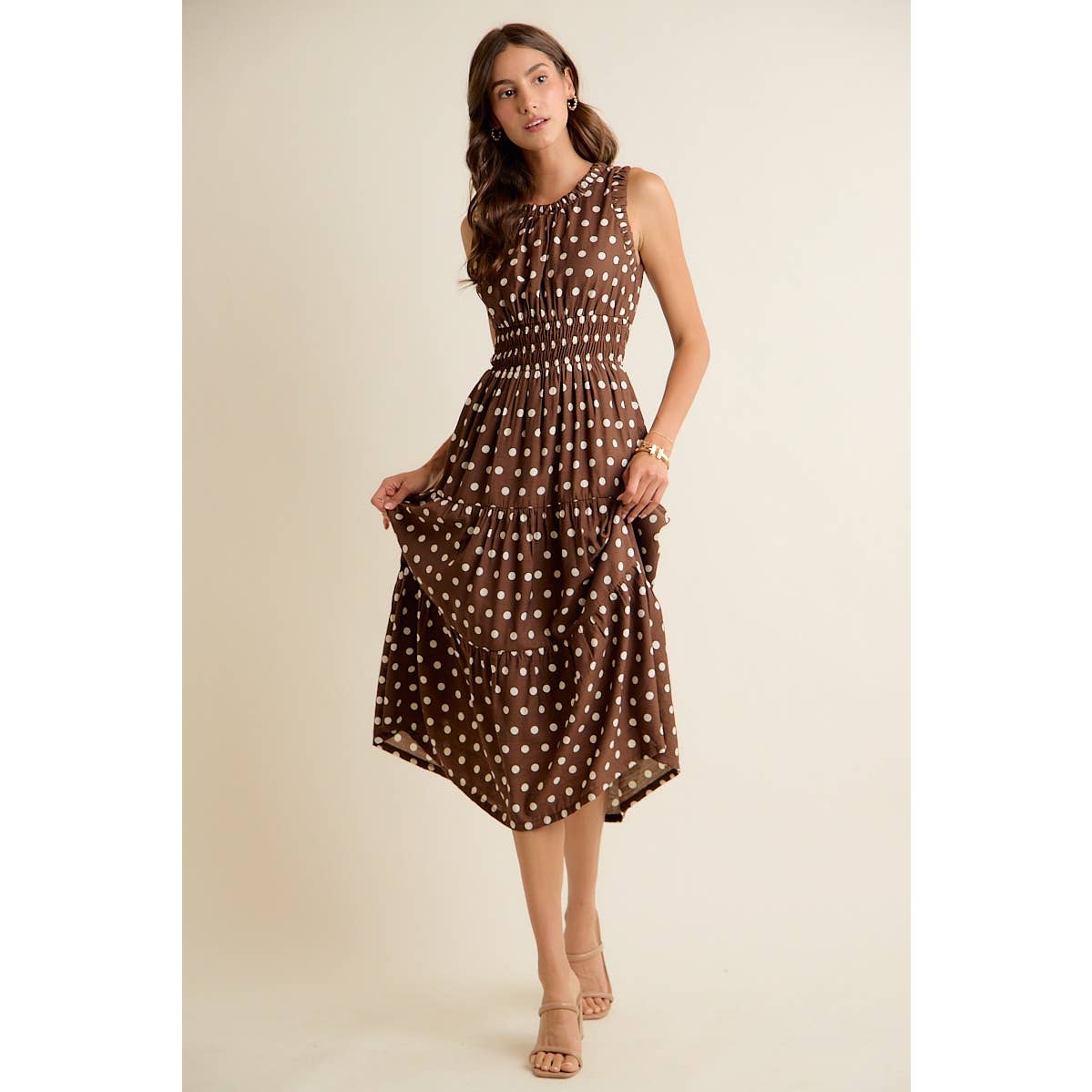 Pretty in Polka Dot Midi