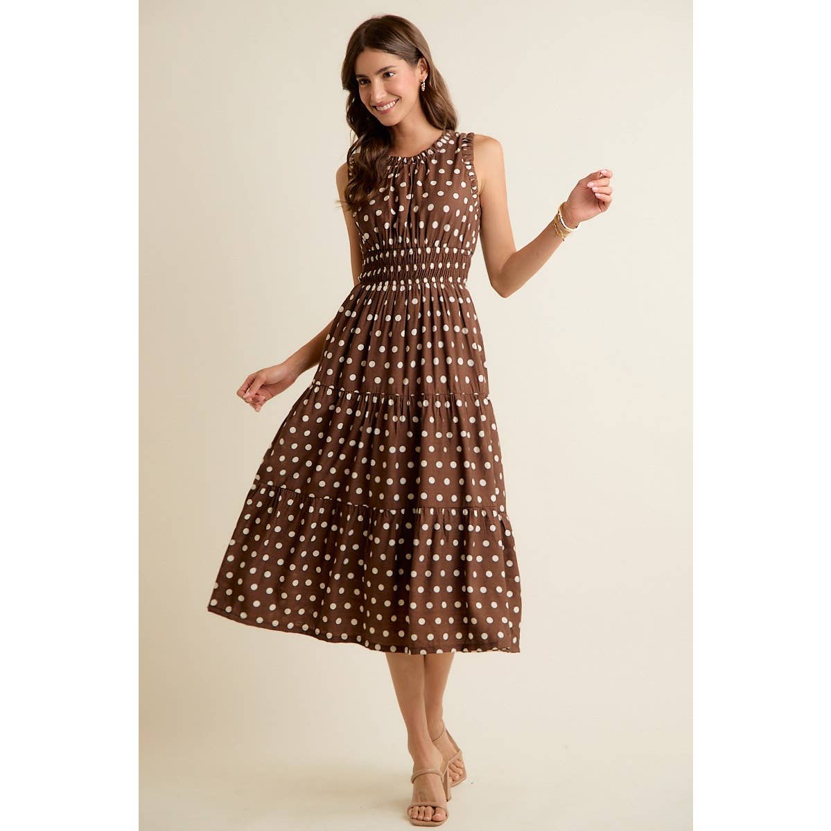 Pretty in Polka Dot Midi
