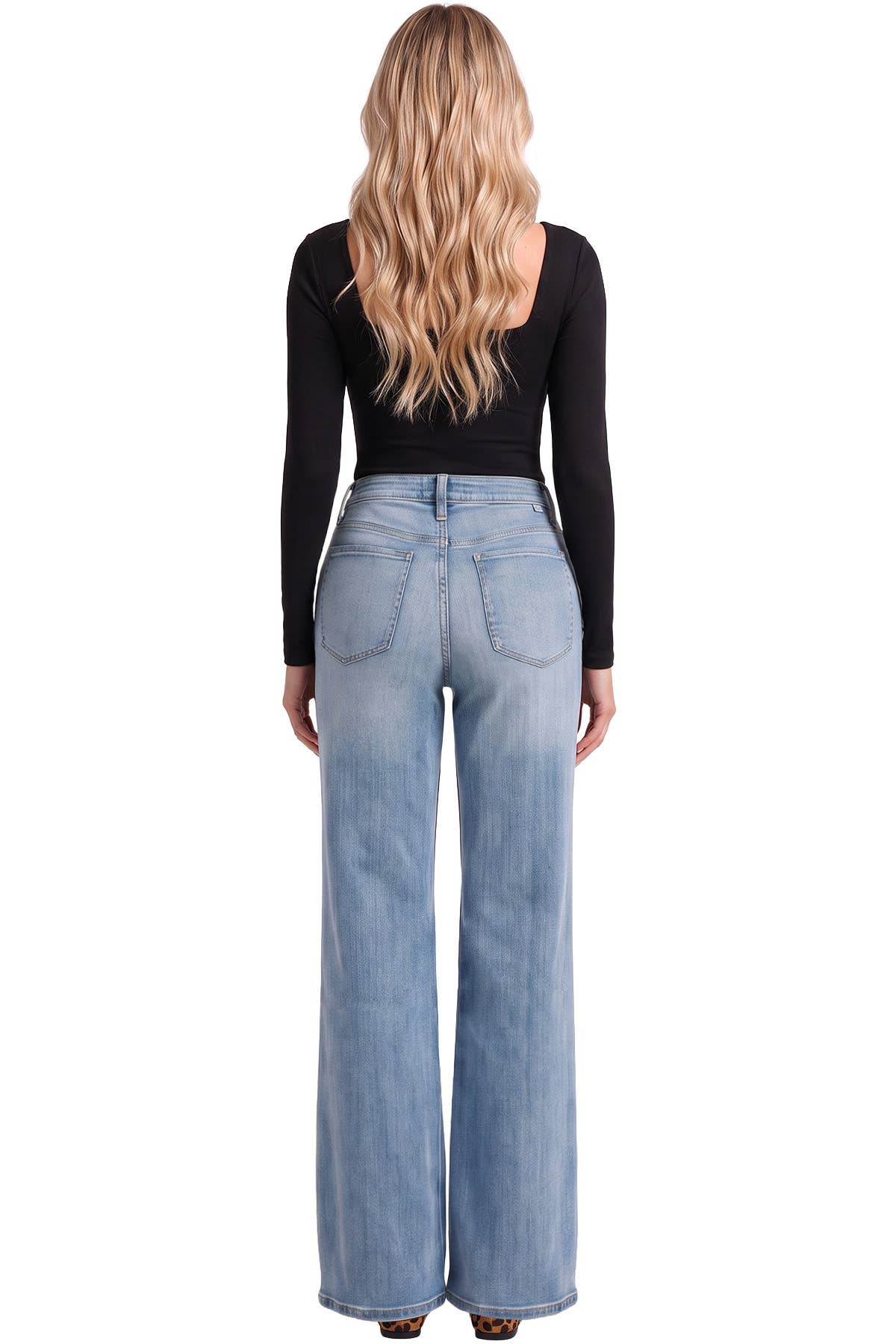 Hailey High Rise Wide Leg Jeans