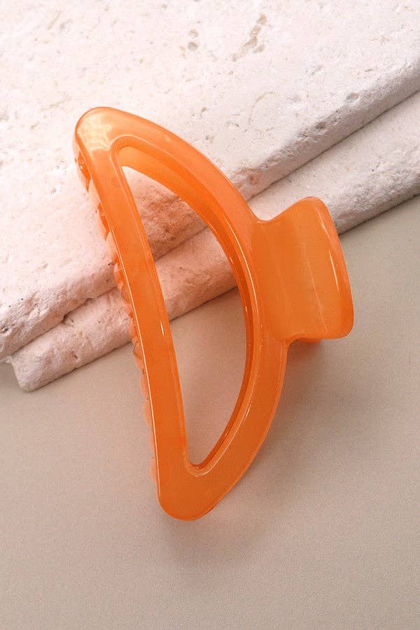 Summertime Half Moon Claw Clip