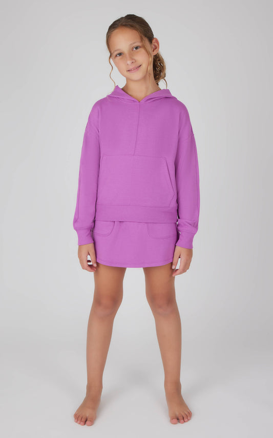 Girls Pullover Hoodie and Skort - Set