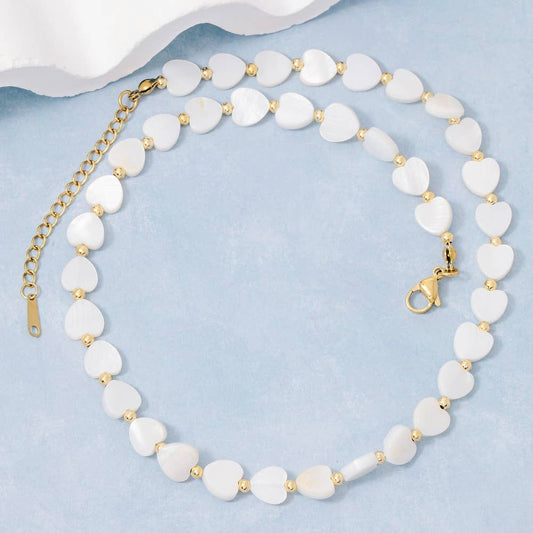 Multi Heart Beaded Necklace