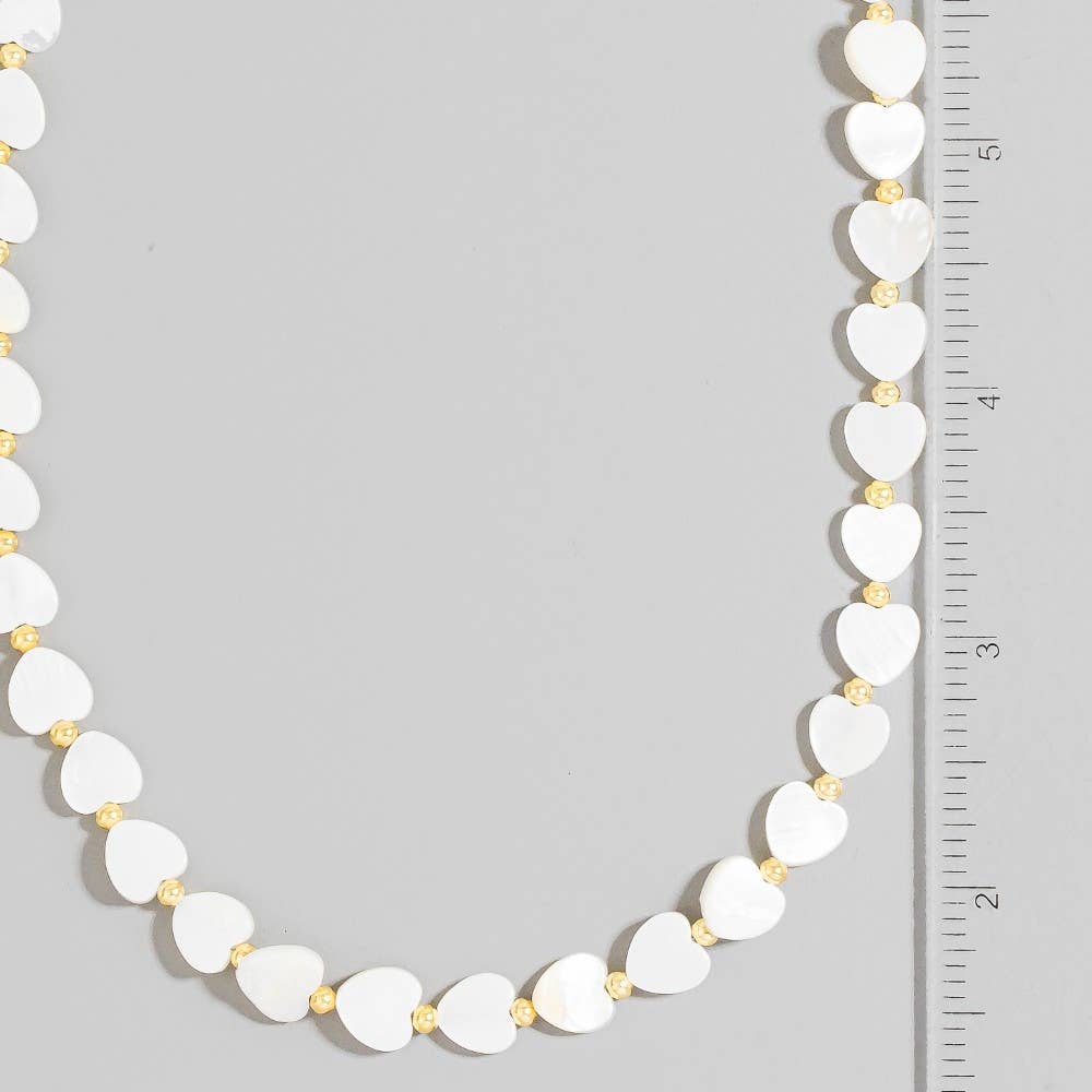 Multi Heart Beaded Necklace