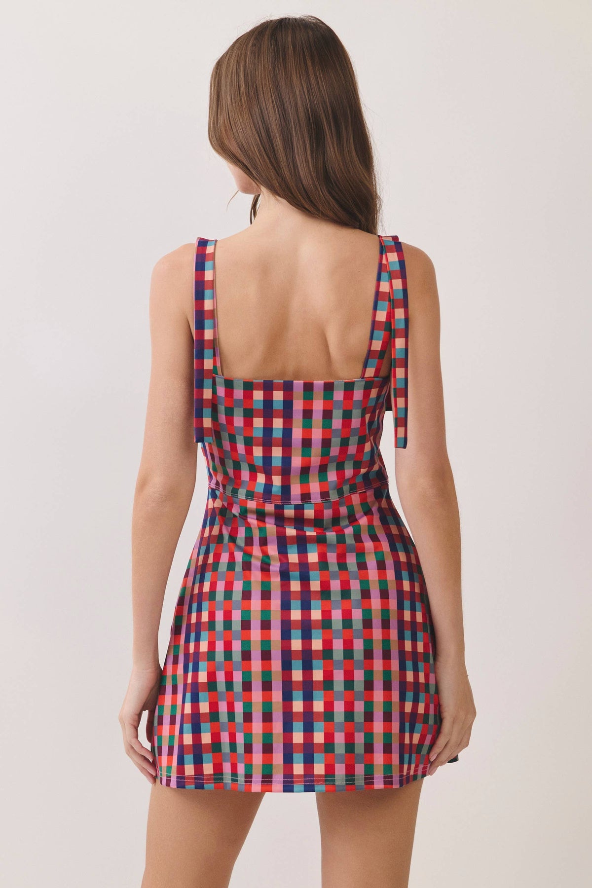 The Brighten Plaid Athletic Dress