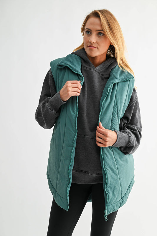 Summit Curve Longline Puffer Vest