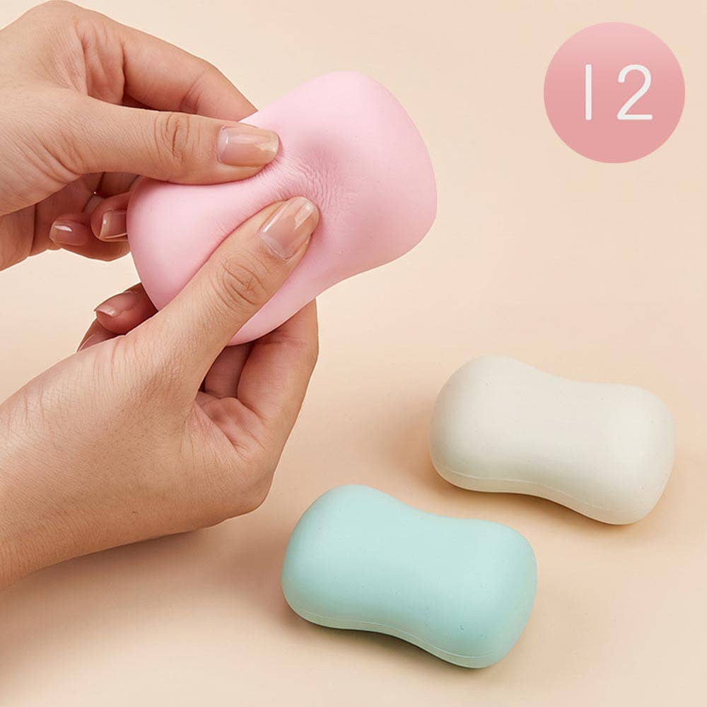 12PCS - ASMR Crunchy Soap Squeeze Squishy Stress Relief Toy