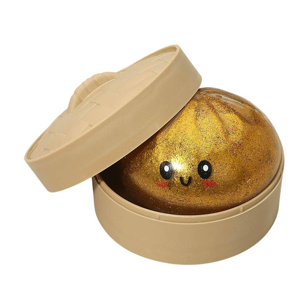 Cute Glitter Dumpling Squishy Stress Relief Ball Toy