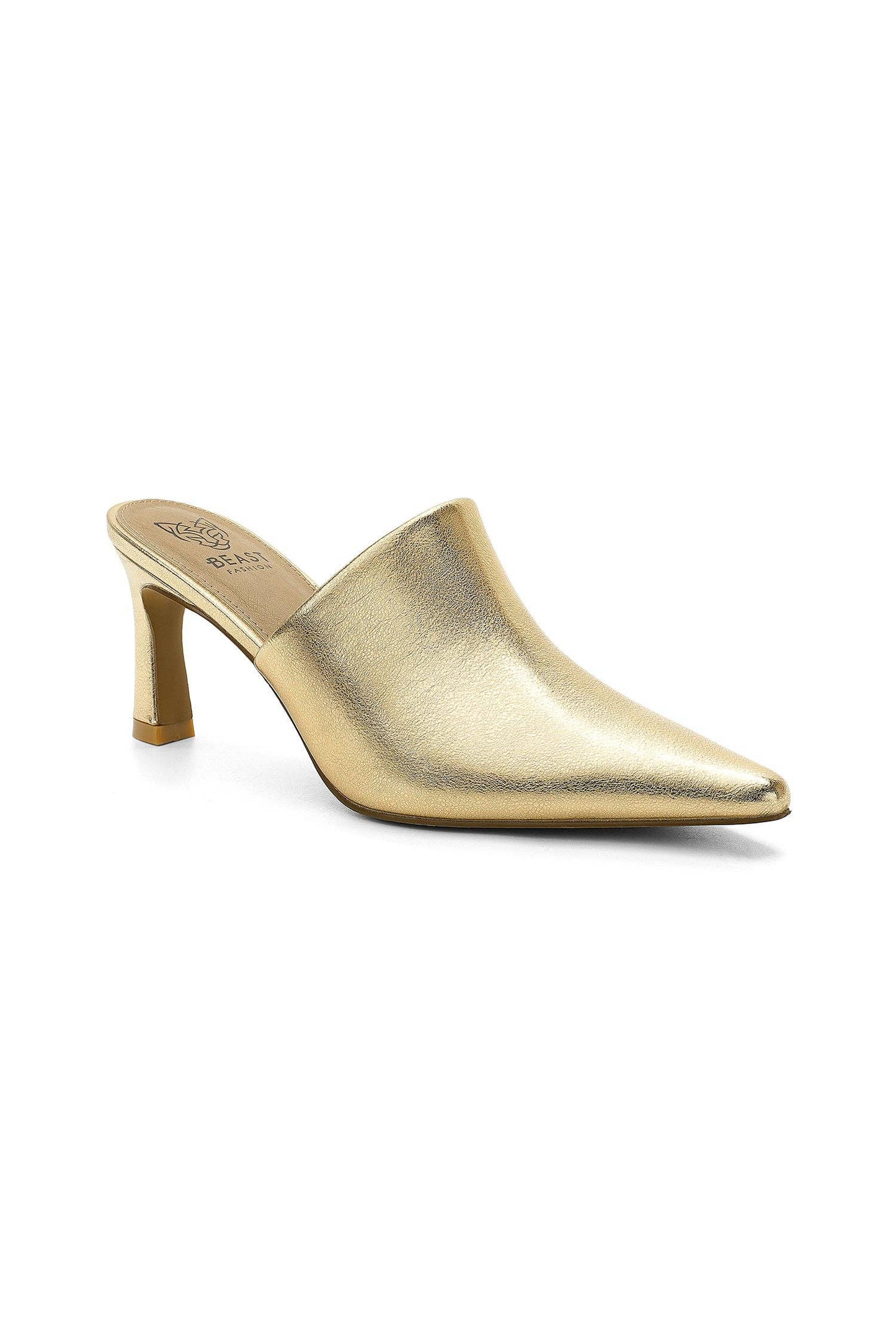 The Gilded Muse Mule Heels
