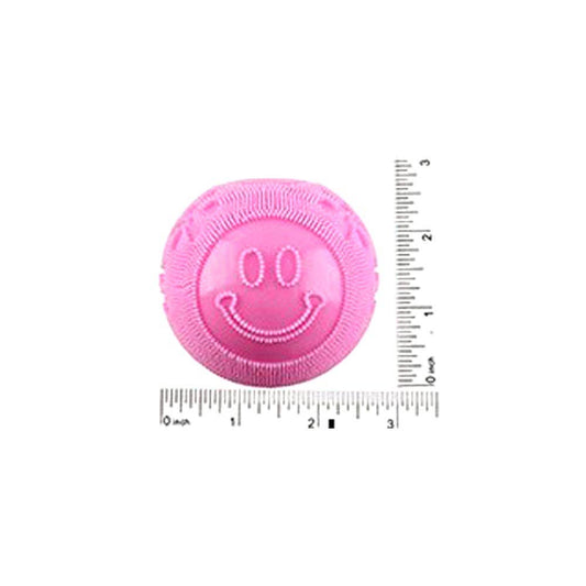 Smile Face Fuzzy Ball Squeeze Squishy Stress Relief Toy