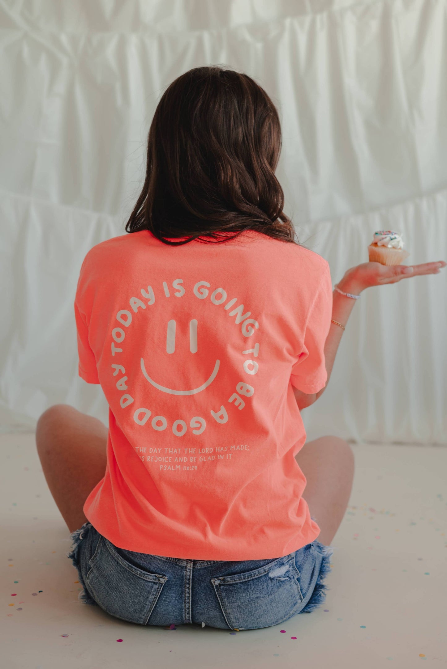 Good Day Tee - Neon Orange
