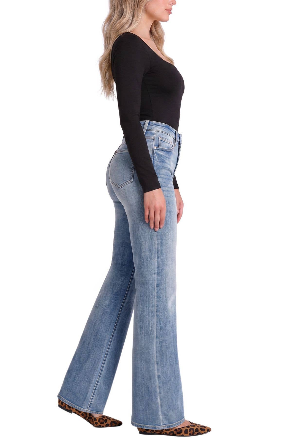Hailey High Rise Wide Leg Jeans
