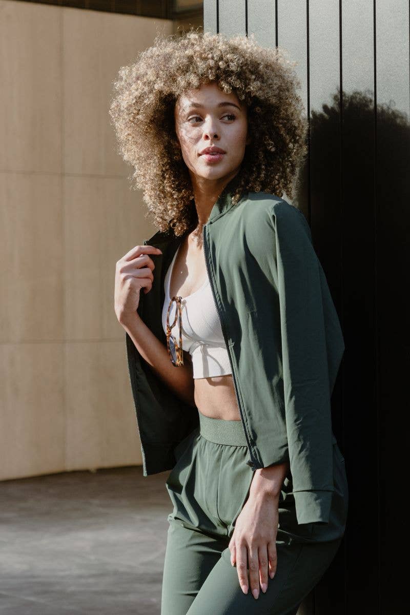 The Everyday Athletic Bomber Jacket