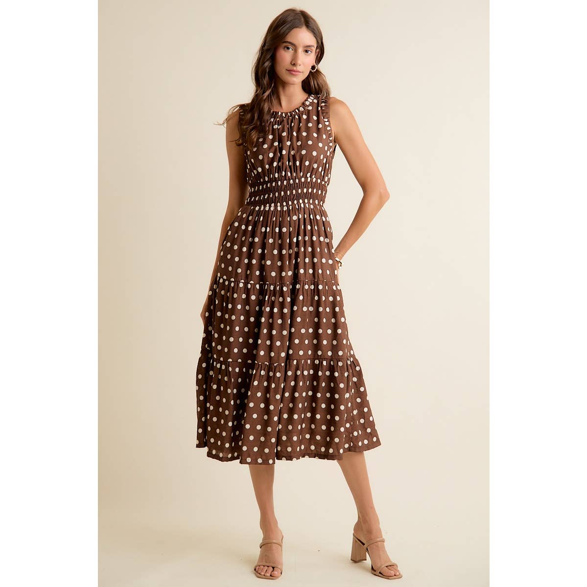 Pretty in Polka Dot Midi